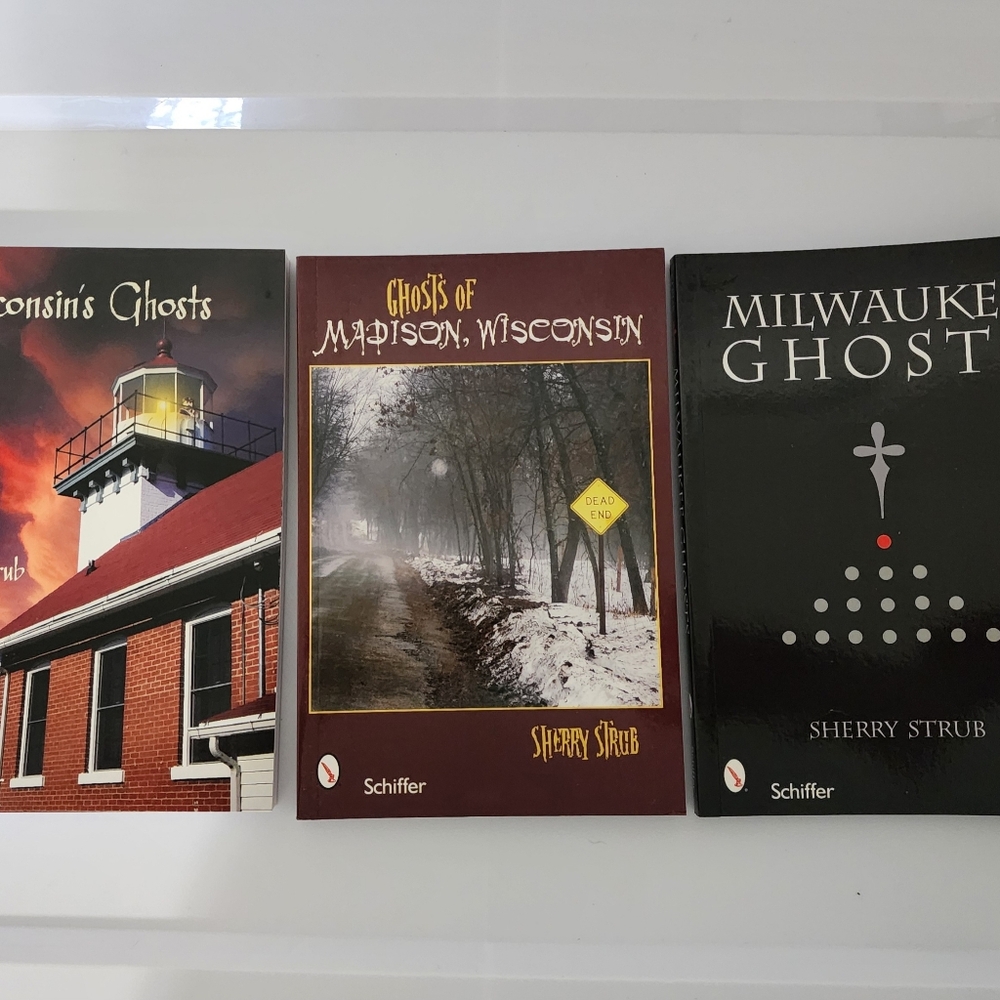 Ghost Books by Sherry Strub Haunted Houses And Locations Halloween Set Of 3
